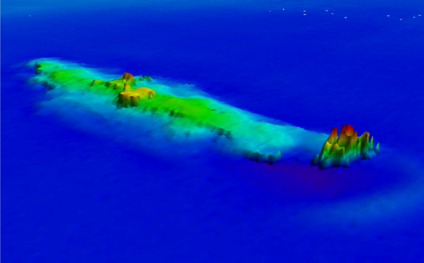 SS Gracia — INFOMAR sonar-derived seabed survey