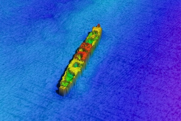 SS Ydun — INFOMAR sonar-derived seabed survey