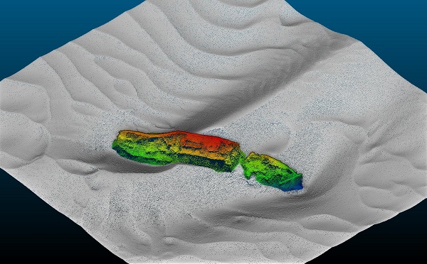 SS WM Barkley — INFOMAR sonar-derived seabed survey