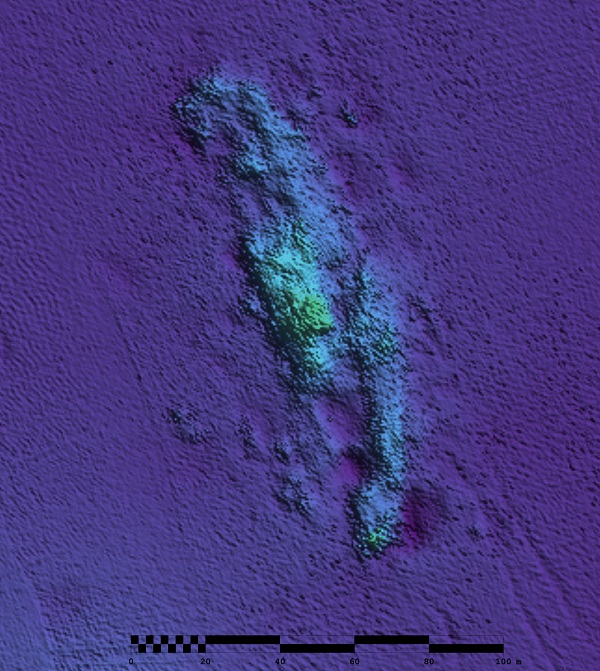 SS Pegu — INFOMAR sonar-derived seabed survey
