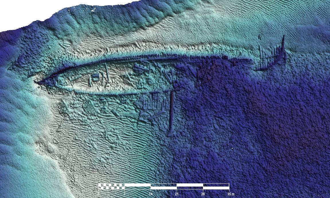 City of London — INFOMAR sonar-derived seabed survey