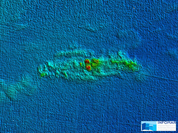 SS Bandon — INFOMAR sonar-derived seabed survey