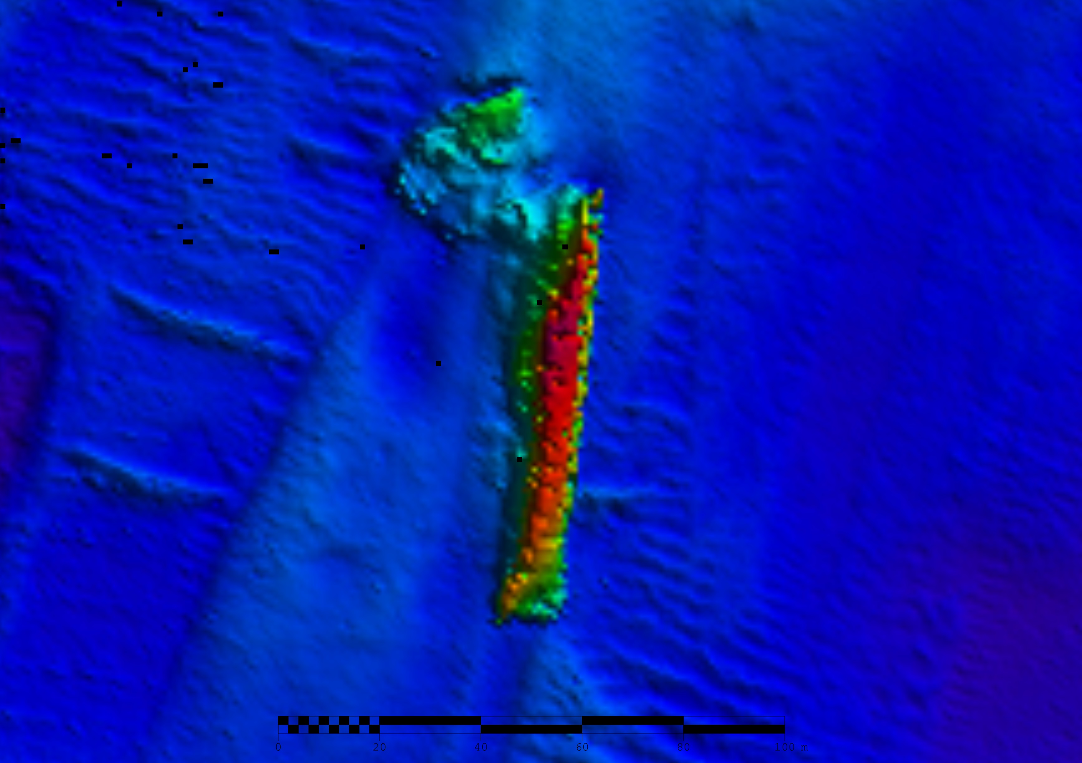 Unidentified wreck — INFOMAR sonar-derived seabed survey