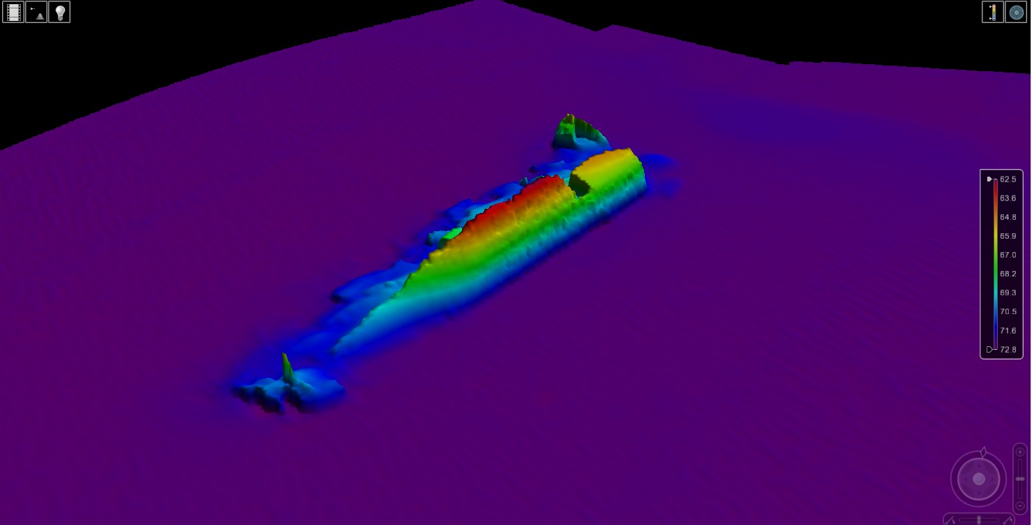 SS Pinewood — INFOMAR sonar-derived seabed survey