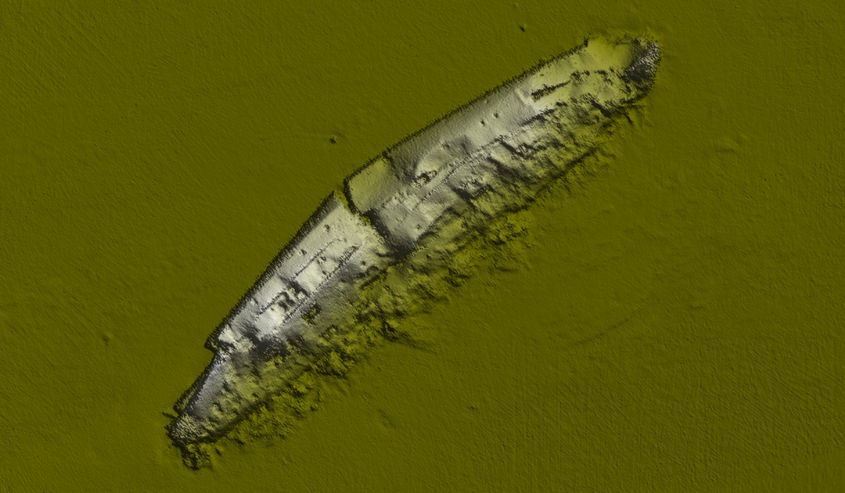 RMS Lusitania — INFOMAR sonar-derived seabed survey