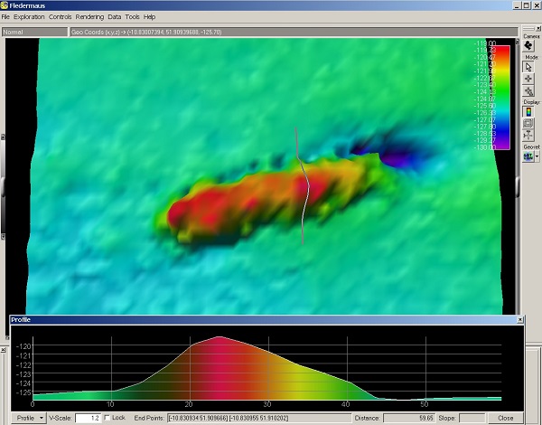 Calchas — INFOMAR sonar-derived seabed survey