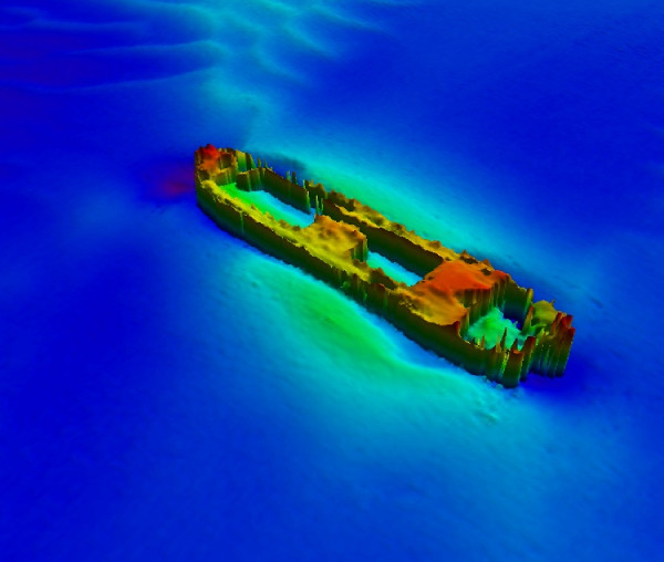 MV Clara — INFOMAR sonar-derived seabed survey